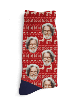 Personalizowane skarpetki - Świąteczny sweter