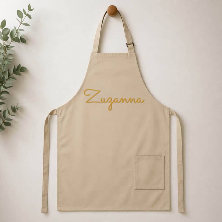 Spersonalizowany kuchenny fartuch z twoim imieniem