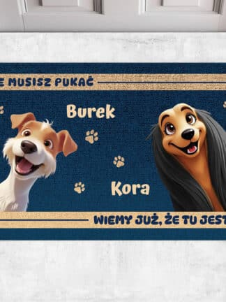 Personalizowana wycieraczka - Nie musisz pukać
