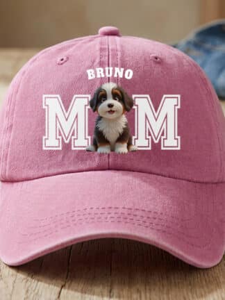 Personalizowana czapka z daszkiem - Dog Mom & Dog Dad