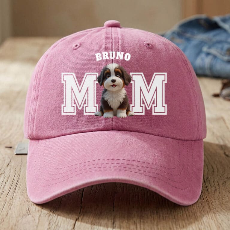 Personalizowana czapka z daszkiem - Dog Mom & Dog Dad