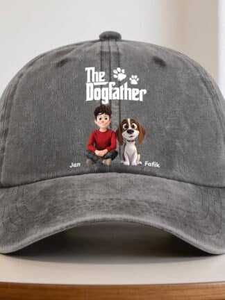 Personalizowana czapka z daszkiem - The Dogfather