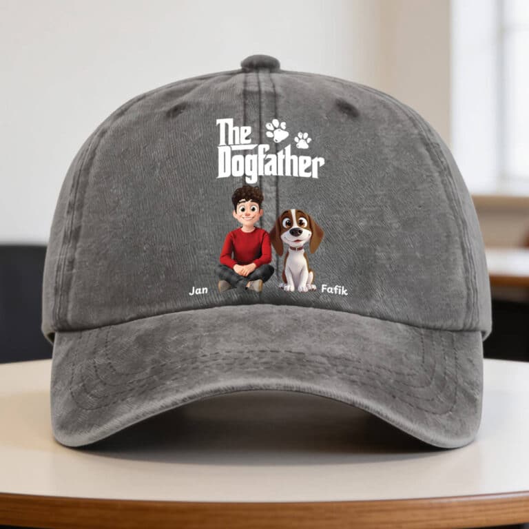 Personalizowana czapka z daszkiem - The Dogfather
