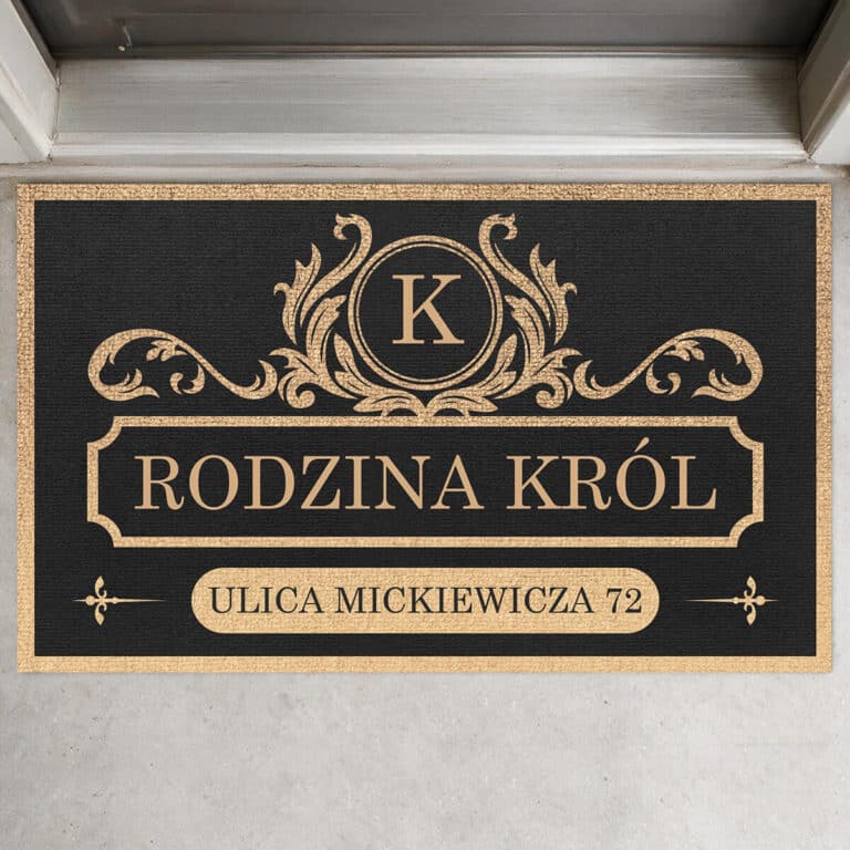 Personalizowana wycieraczka z Twoim imieniem